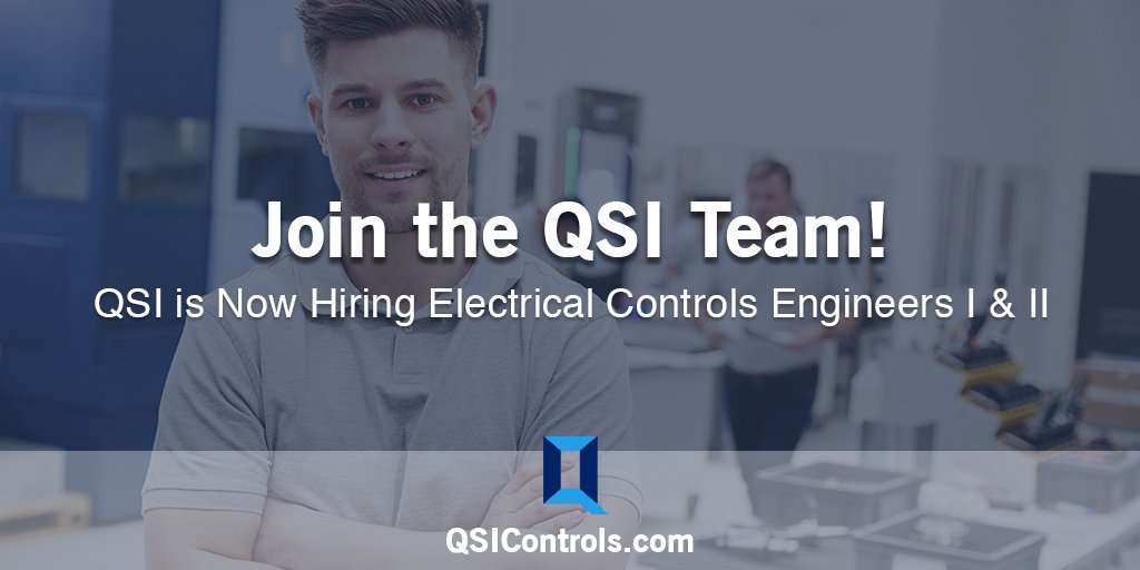 Now Hiring: Electrical Controls Engineers I & II